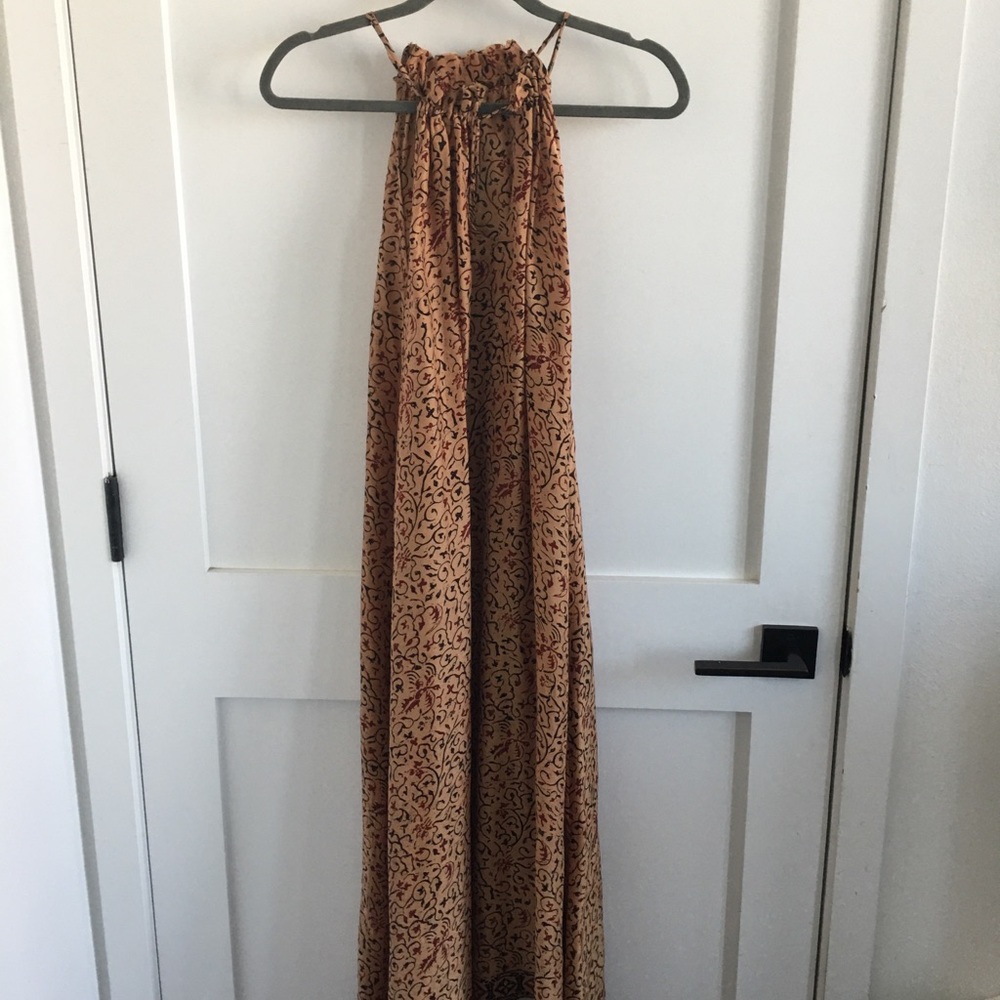 Natalie Martin silk Maxi Dress sz Medium